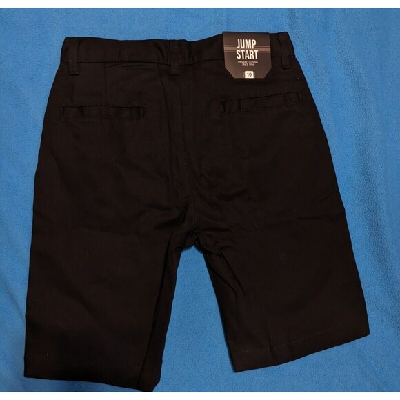 Jump Start Boy's School Uniform Shorts Black Size 10 - Picture 5 of 5